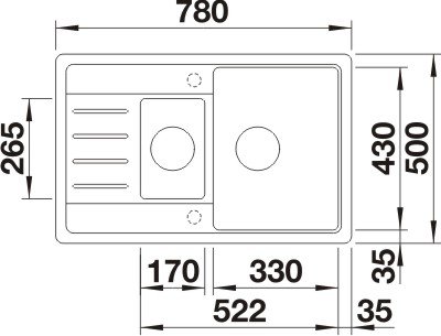 BLANCO LEGRA 6 S Compact