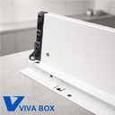   ML SYSTEM - VIVABOX na 18mm DTD /H86mm/ Biela - 3D - 1set