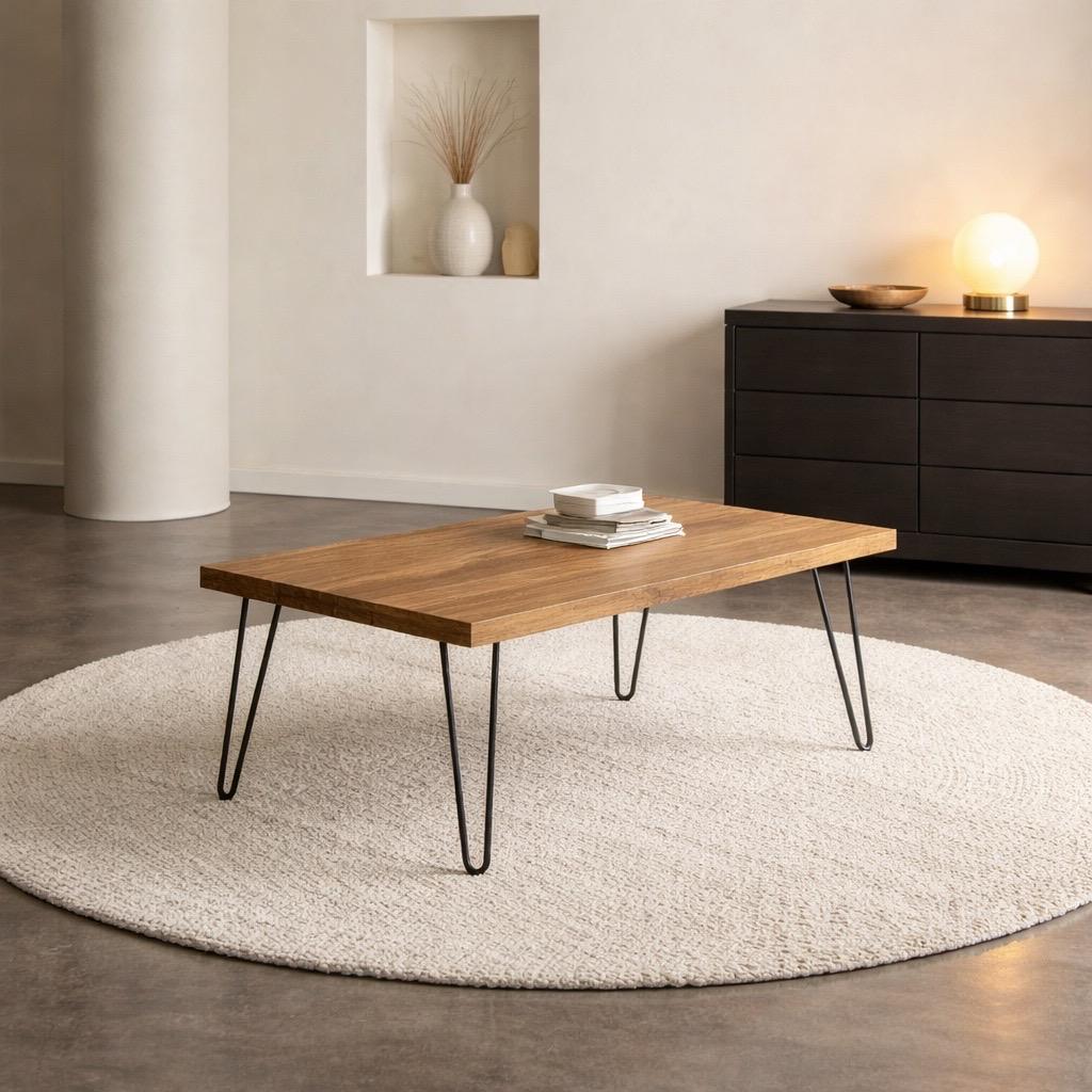 Konferenčný Stolík /1100x600/ - D9614 PR - Noha - ARTO Hairpin - /V406*H12/  