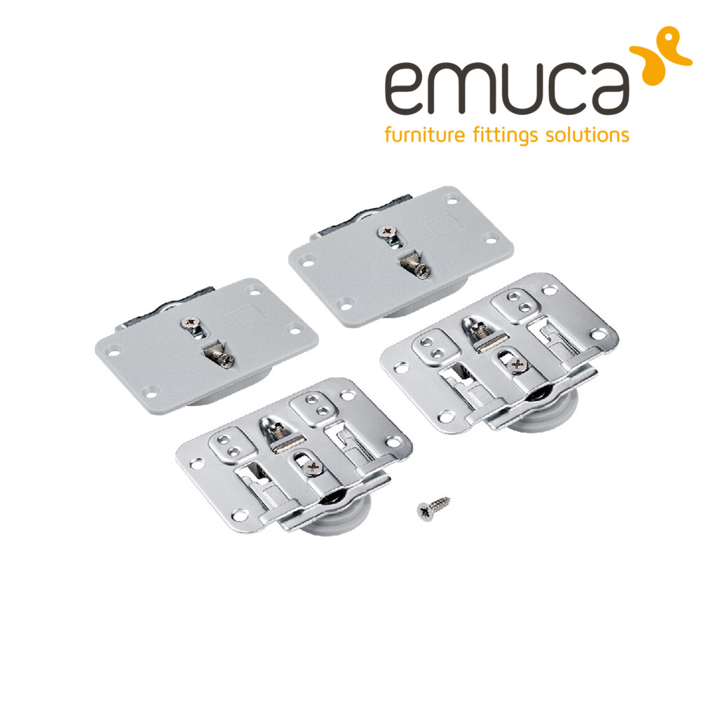  FLOW Posuvný systém  -  Kolieska na 1 dvere , sada       