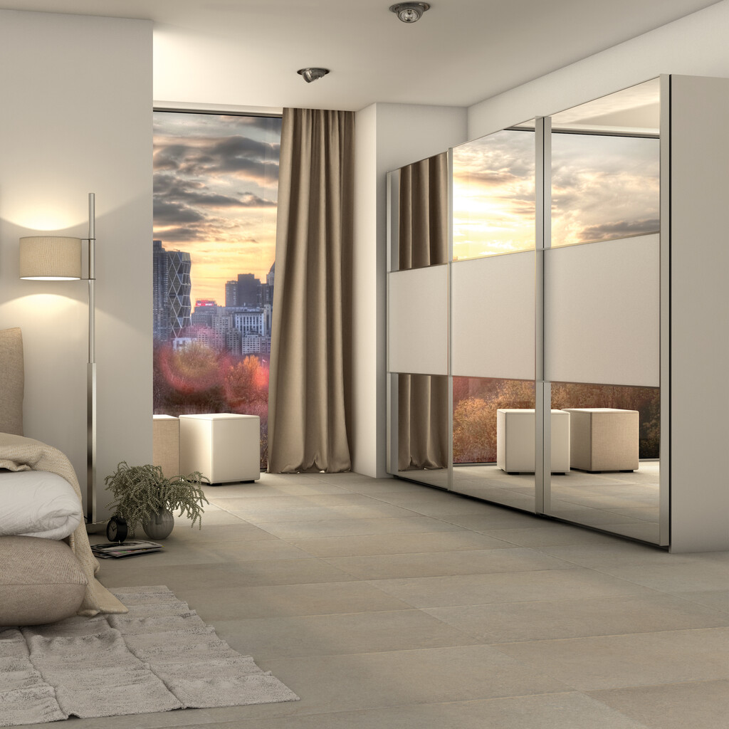  SPACE+ Posuvný systém - tlmič 50kg na troje dvere, sada  