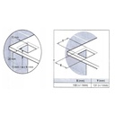 Legrand Popup - 2 zásuvky - čierný matný + USB 