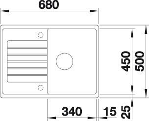 BLANCO ZIA 45 S Compact