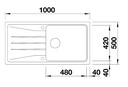 BLANCO SONA XL 6 S