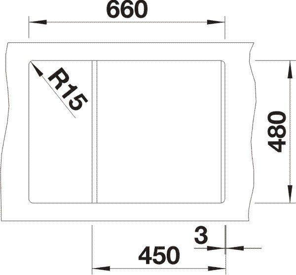 BLANCO METRA 45 S Compact 