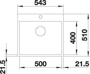 BLANCO SUBLINE 500 IF/A SteelFrame