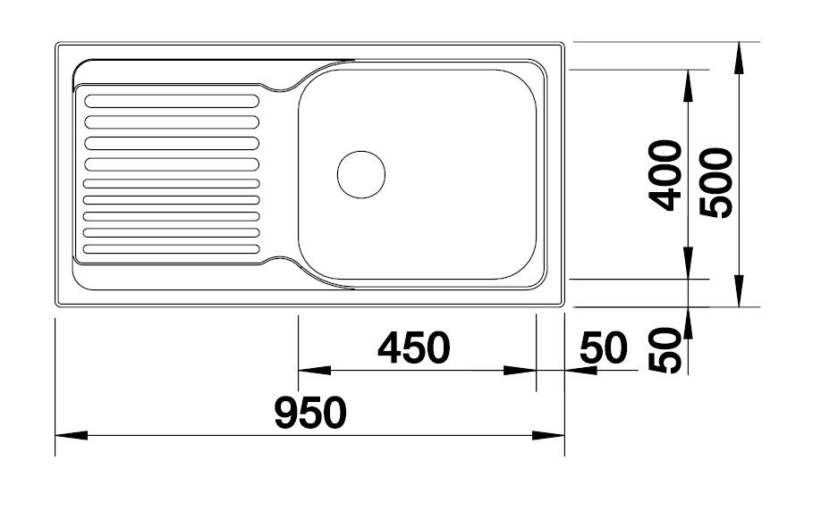 BLANCO TIPO XL 6 S 