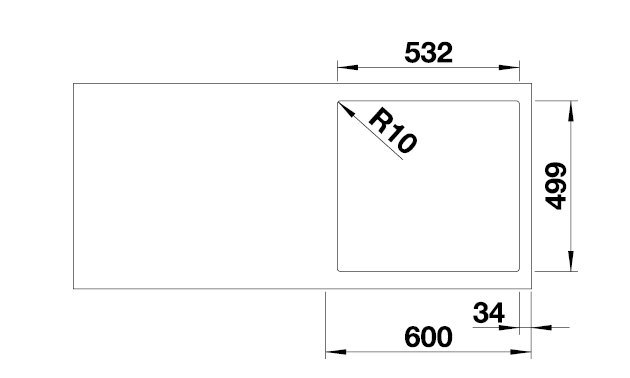 BLANCO SUBLINE 500 IF/A SteelFrame