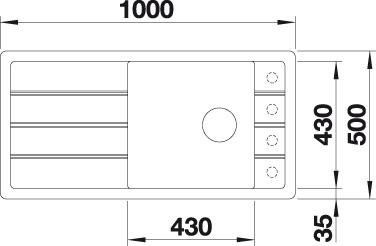 BLANCO FARON XL 6 S