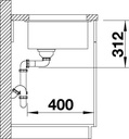 BLANCO SUBLINE 500-U