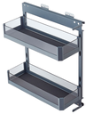 ML systems - Kôš bočný GLASS s tlmením - Univerzálný L+P /plnovýsuv/