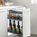 ML systems - Kôš bočný GLASS s tlmením - Univerzálný L+P /plnovýsuv/
