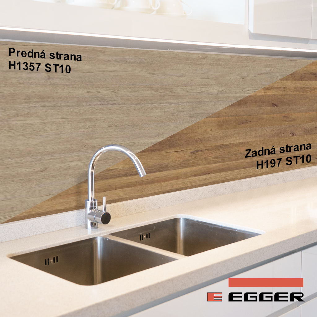 Egger - ZÁSTENA - H1357 ST10 / H197 ST10 - 640 x 8 mm