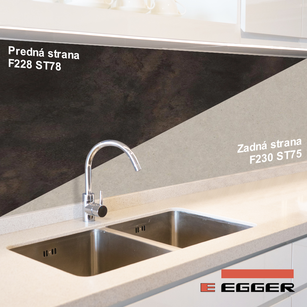 Egger - ZÁSTENA - F228 ST78 / F230 ST75 - 640 x 8 mm