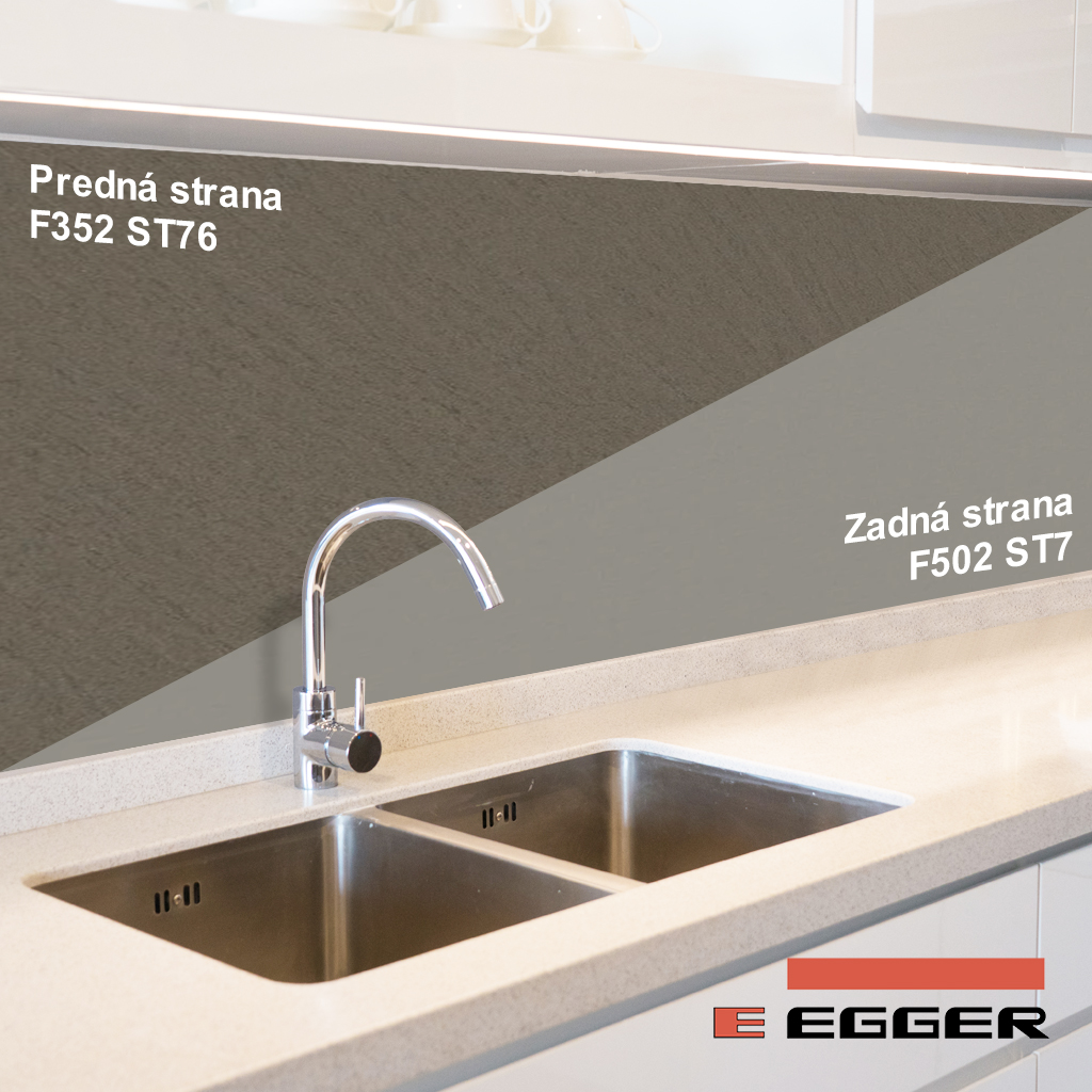 Egger - ZÁSTENA - F352 ST76 / F502 ST7 - 640 x 8 mm