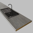 EGGER - Pracovná doska - F032 ST78 - Granit Cascia sivý