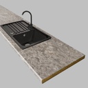 EGGER - Pracovná doska - F095 ST87 - Mramor Siena sivý