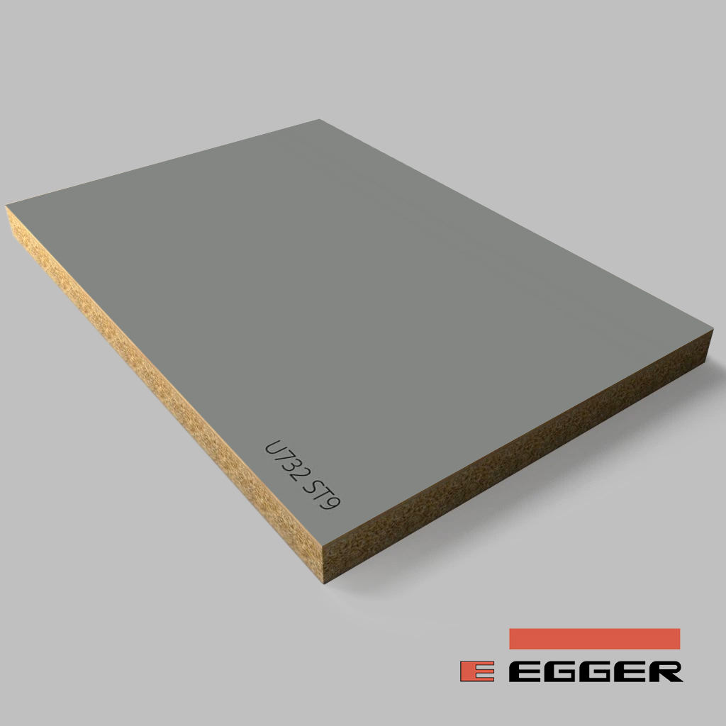 EGGER - DTDL - U732 ST9 - Prachovo sivá - 18 mm