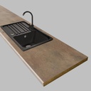 EGGER - Pracovná doska - F226 ST78 - Titanit Pieskovo bežový