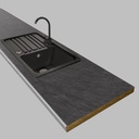 EGGER - Pracovná doska - F235 ST76 - Bridlica Scivaro