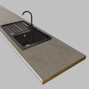 EGGER - Pracovná doska - F251 ST9 - Kameň Gavi Taupe