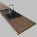 EGGER - Pracovná doska - F302 ST87 - Ferro Bronz