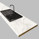 EGGER - Pracovná doska - F800 ST9 - Mramor krištálový