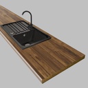 EGGER - Pracovná doska - H2033 ST10 - Dub hunton tmavý