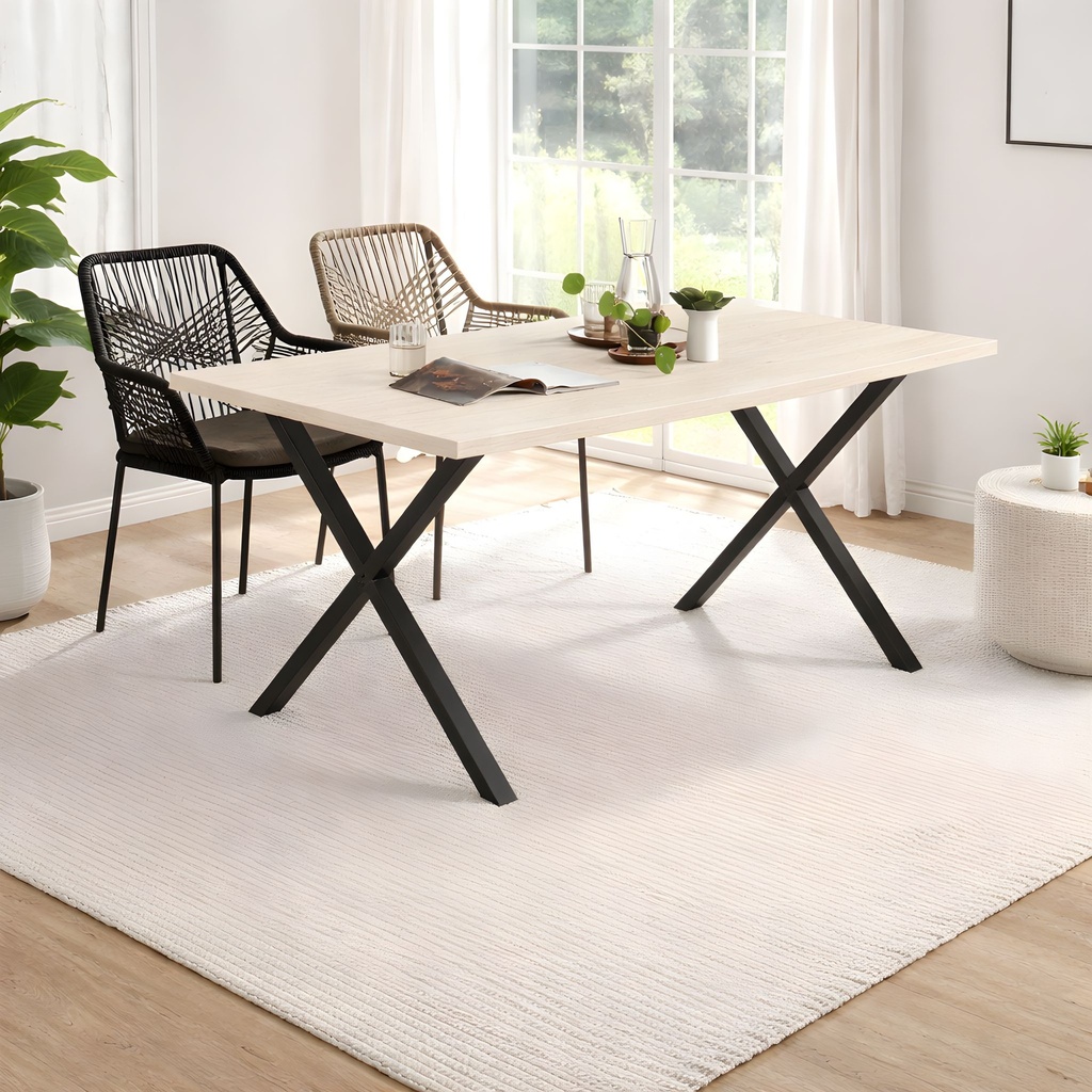 Jedálenský stôl /1500x900/ - 2193 PR LIGHT SHIMO KRONOSWIS -  Noha - SIDNEY  /V710*Š780/