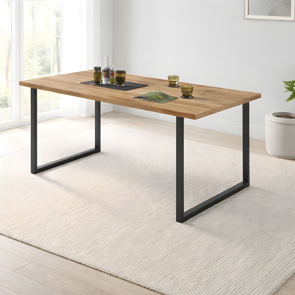 Jedálenský stôl /1500x900/ - 1860 MX  Dub Appalachia - Noha - MILANO - /V710*Š780/ 