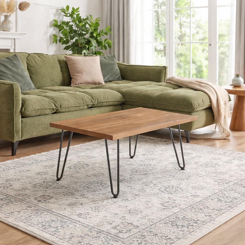 Konferenčný Stolík /1100x600/ - D9614 PR - Noha - ARTO Hairpin - /V406*H12/  