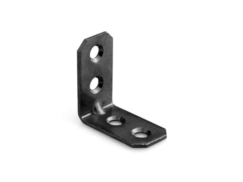 Uholník s prelisom ČIERNÝ - 30x30x16mm (kópia)
