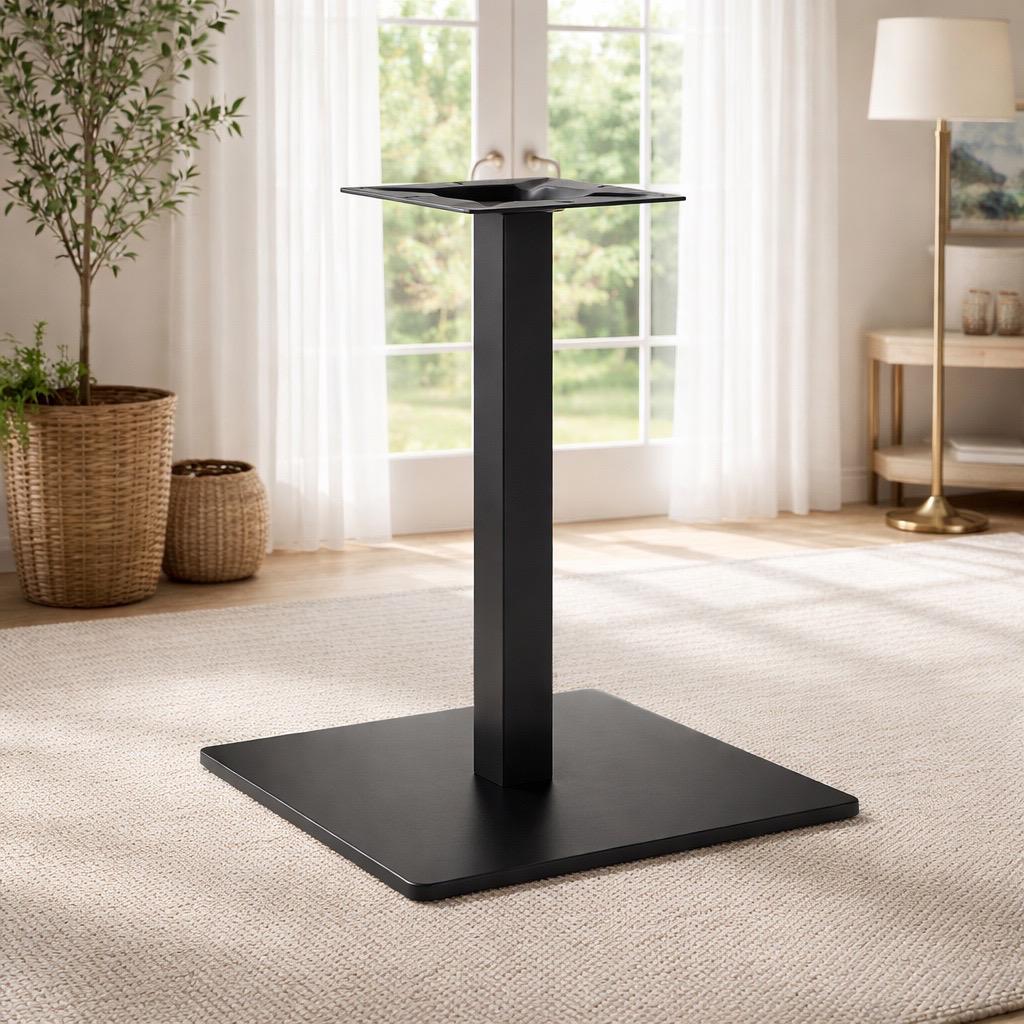 Stolová podnož  740mm - Hranatá ČIERNÁ