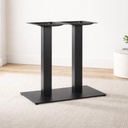 Stolová podnož  740mm - Hranatá ČIERNÁ DUO