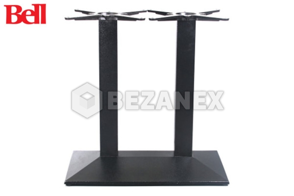 Stolová podnož 740mm Hranatá ČIERNÝ ihlan DUO