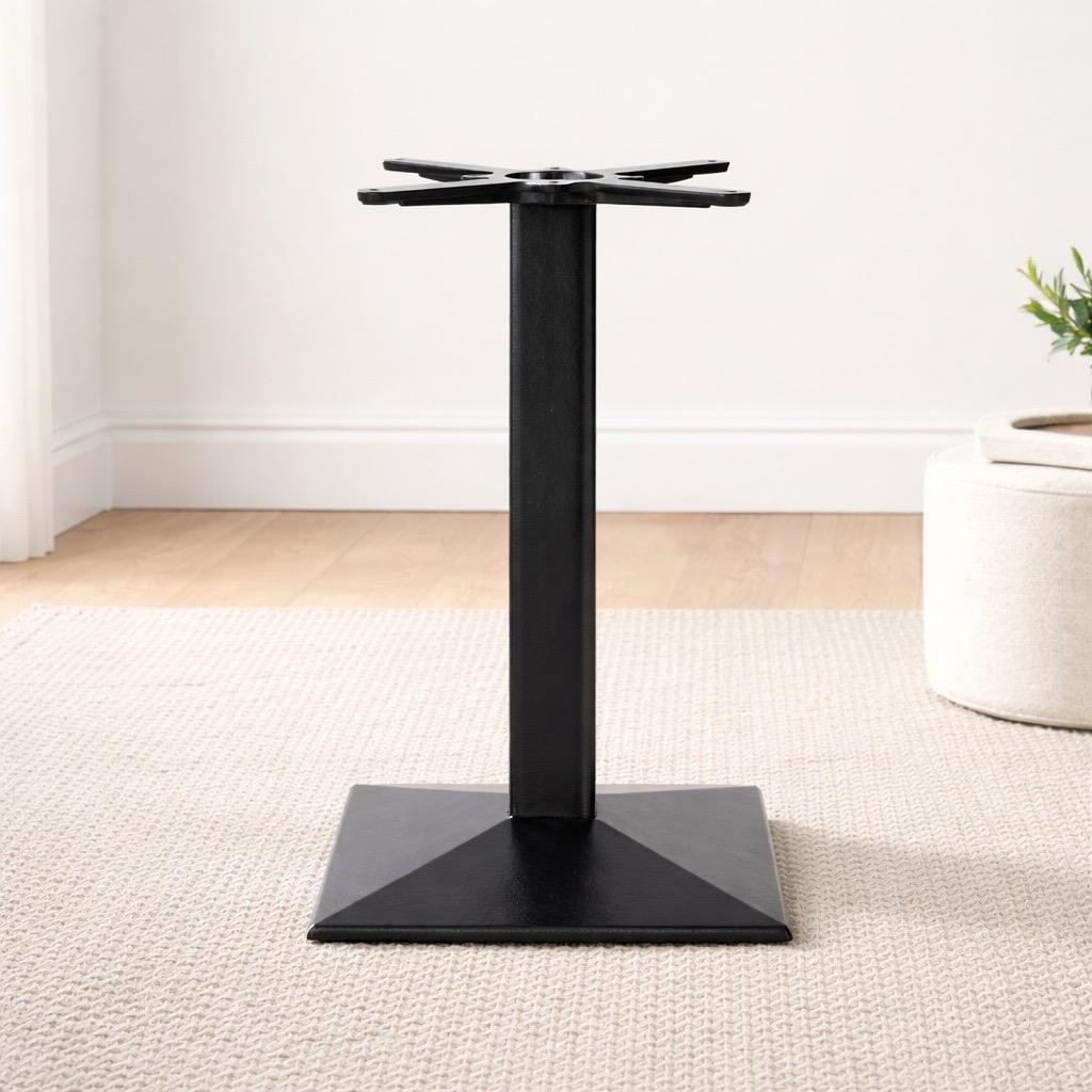 Stolová podnož  740mm - Hranatá ČIERNÝ ihlan - Pyramídová