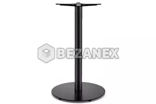 Stolová podnož 1100mm Okrúhla Čierna 