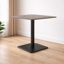 Kaviarenský Stôl - Hliník Kartáčovaný / ČIERNÁ