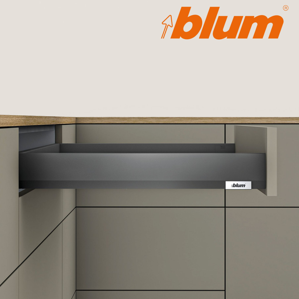   BLUM - Merivobox- sada výška N - Blumotion - 40kg - SIVÁ MATNÁ ORION