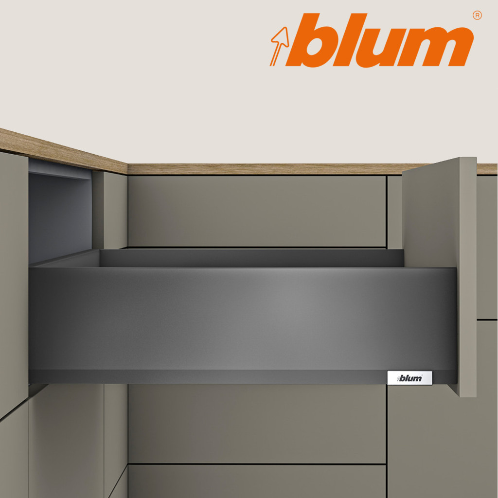 BLUM - Merivobox - sada výška K - Sivá matná orion - blumotion - 70kg