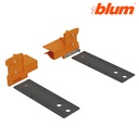 BLUM - šablóna s hrotmi pre MERIVOBOX, na čelo zásuvky   ZML.4010