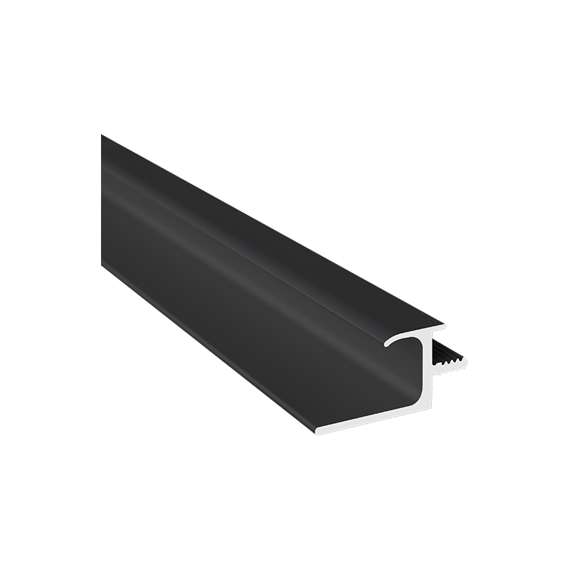 Profil úchytkový L 3m, čierny