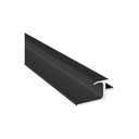 Profil úchytkový L 3m, čierny