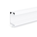 Úchytkový Profil  Zafrézovací  - UM-932 - s koncovkou - BIELÝ