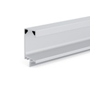 Úchytkový Profil  Zafrézovací  - UM-932 - s koncovkou - STRIEBRO