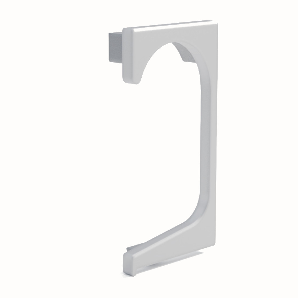 Koncovka k profilu - UM-932 - Striebro Pravá 