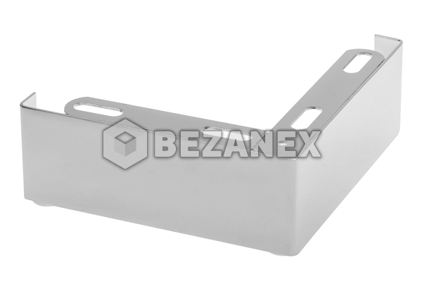 AL nožička Tvar - L 90° - chrom - 170 x 170 mm