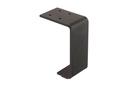 Kovová nožička tvar L  7x100x32mm čierna 100mm