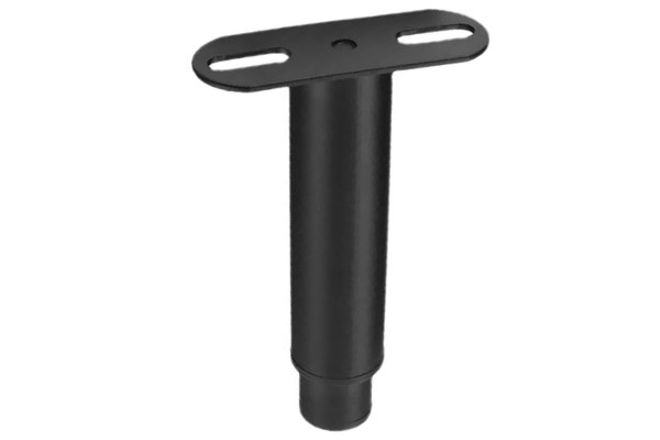 Kovová nožička okrúhla LIMA /Ø38mm/ čierna - nastaviťelná