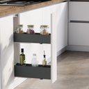 10 - Titane Simplex - Kôš bočný 150mm Emuca s tlmením /plnovýsuv/  